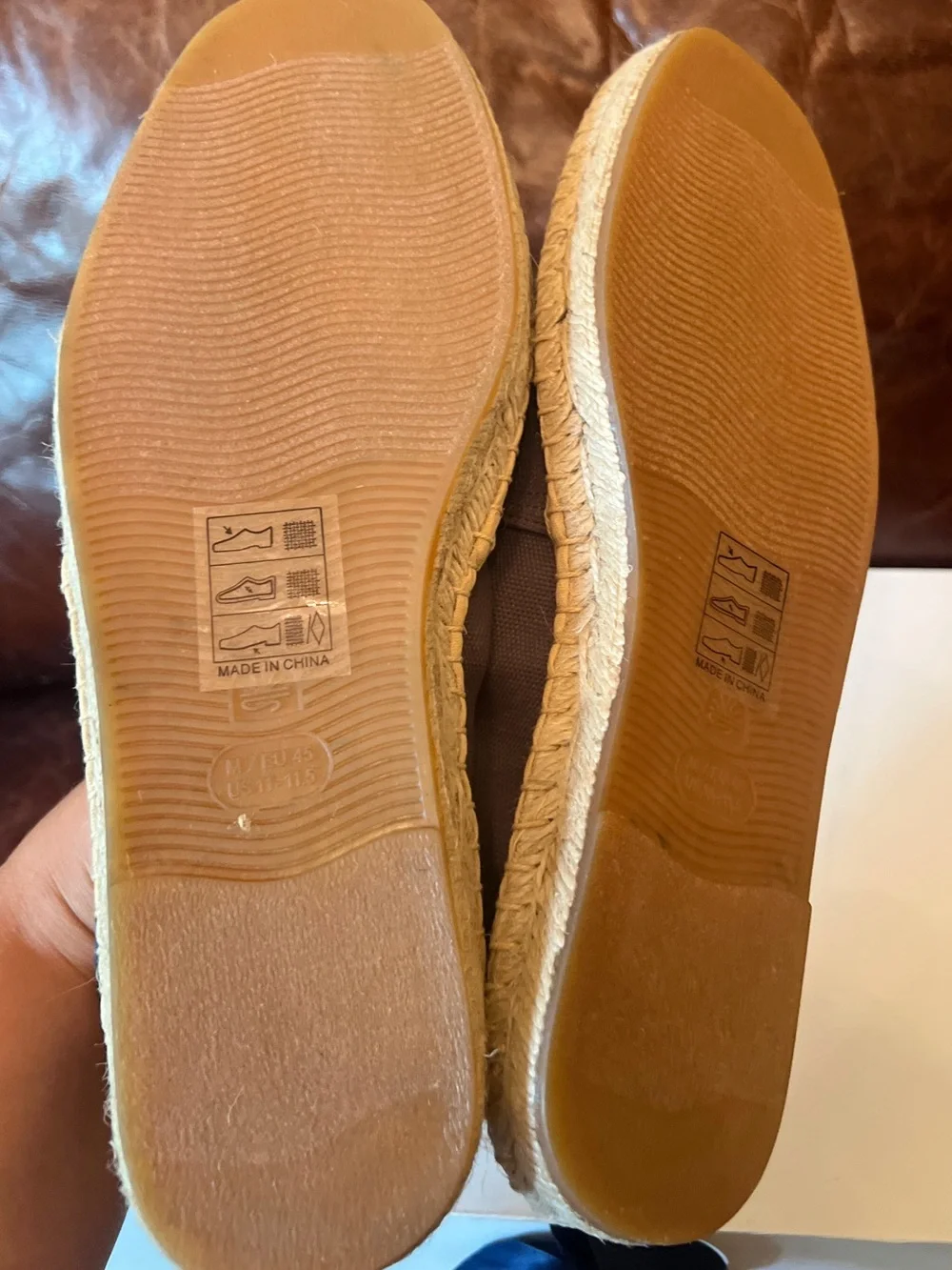 Soludos Mens Original Espadrille Embroidery Beer Ceniza Gray Sz 11 New